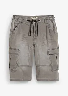 Bermuda di jeans in felpa, regular fit, bonprix