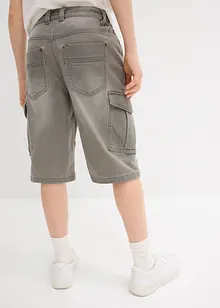 Bermuda di jeans in felpa, regular fit, bonprix