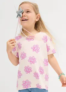 T-shirt in misto cotone biologico elasticizzato, bonprix