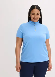 Maglia in cotone con ruches, bonprix