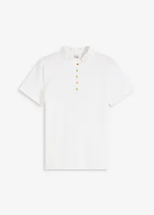 Maglia in cotone con ruches, bonprix