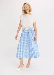 Maglia con pizzo lavorato all'uncinetto, bonprix