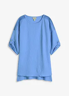 Tunica operata con bordi in pizzo, bonprix