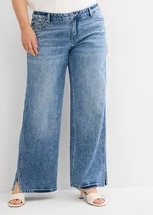 Jeans straight, vita media, bonprix