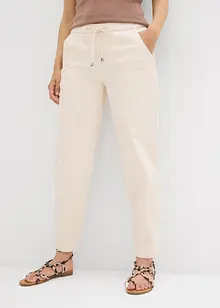 Jeans barrel shape con cinta comoda, vita media, bonprix