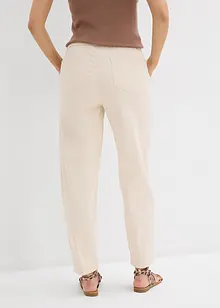 Jeans barrel shape con cinta comoda, vita media, bonprix