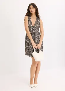 Abito in jersey con mesh, bonprix