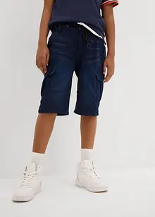 Bermuda di jeans in felpa, regular fit, bonprix