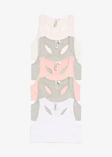 Top a bustier (pacco da 5), bonprix
