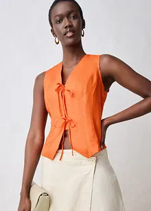 Top in puro lino, bonprix