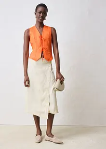 Top in puro lino, bonprix