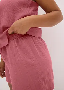 Pigiama estivo in morbida mussola con spalline sottili, bonprix