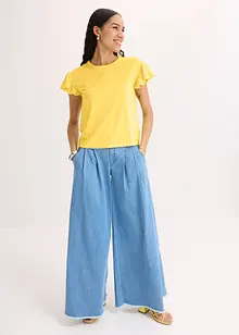 Maglia con maniche a volant, bonprix
