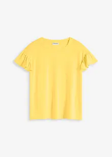 Maglia con maniche a volant, bonprix