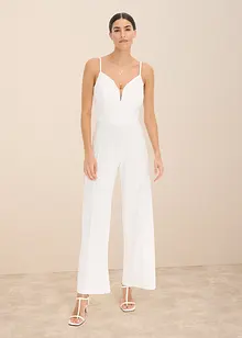 Tuta elegante con spalline e pizzo, bonprix