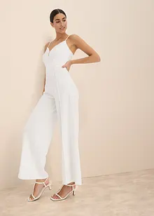 Tuta elegante con spalline e pizzo, bonprix