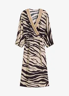 Abito midi in misto viscosa fluente, bonprix