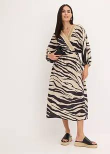 Abito midi in misto viscosa fluente, bonprix