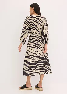 Abito midi in misto viscosa fluente, bonprix