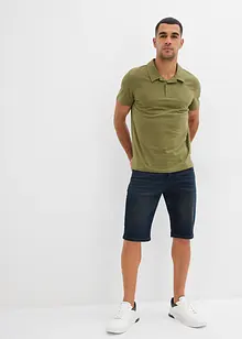 Bermuda di jeans elasticizzati, slim fit, bonprix
