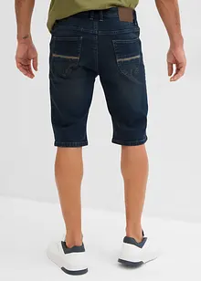 Bermuda di jeans elasticizzati, slim fit, bonprix
