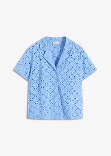 Camicetta con ricami traforati, bonprix