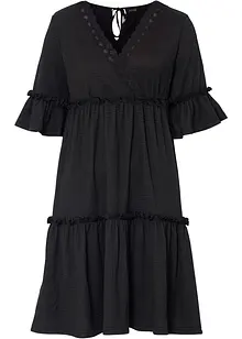 Abito con ricami traforati, bonprix