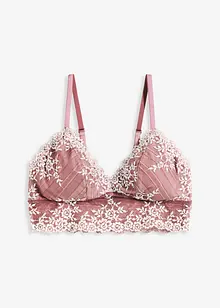 Reggiseno bustier senza ferretto con materiale riciclato, bonprix