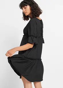 Abito con ricami traforati, bonprix