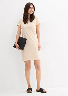 Abito di jersey elasticizzato con cotone biologico, bonprix