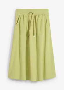 Gonna in jersey di misto cotone, bonprix