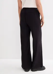 Pantaloni a palazzo in misto lino extra lunghi, bonprix