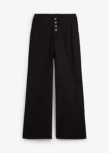 Pantaloni a palazzo in misto lino extra lunghi, bonprix