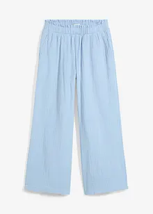 Pantaloni culotte in mussola di cotone, bonprix