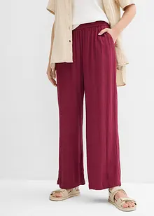 Pantaloni a palazzo in morbida viscosa, bonprix