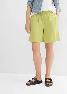 Bermuda in misto lino e cotone, bonprix