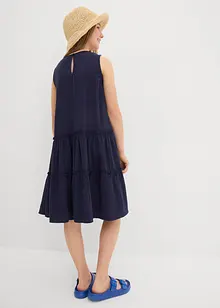 Abito midi in mussola vaporosa, bonprix