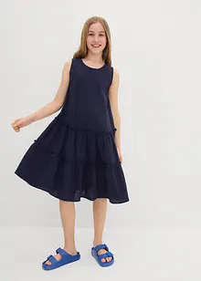 Abito midi in mussola vaporosa, bonprix