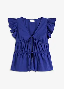 Blusa con laccetti in puro cotone, bonprix