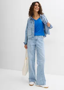 Maglia oversize in misto viscosa fluente, bonprix