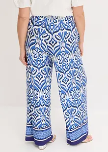 Pantaloni in jersey di misto viscosa morbido in fantasia, bonprix