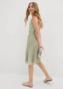 Abito in chiffon con paillettes, bonprix