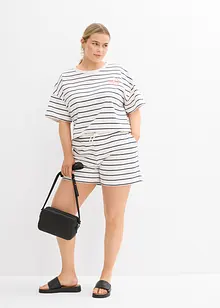 Shorts in felpa di misto cotone, bonprix