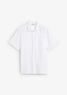 Camicia a maniche corte in misto cotone fresco e leggero, bonprix