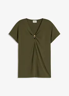 Maglia con anello decorativo, bonprix