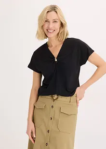 Maglia con anello decorativo, bonprix