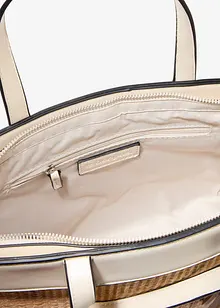Borsa shopper in simil paglia, bonprix