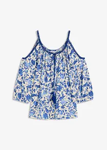 Maglia con pizzo in misto viscosa morbido, bonprix