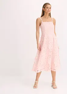 Abito in pizzo con spalline decorate, bonprix