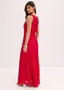 Abito in chiffon con gonna plissettata e fibbia, bonprix